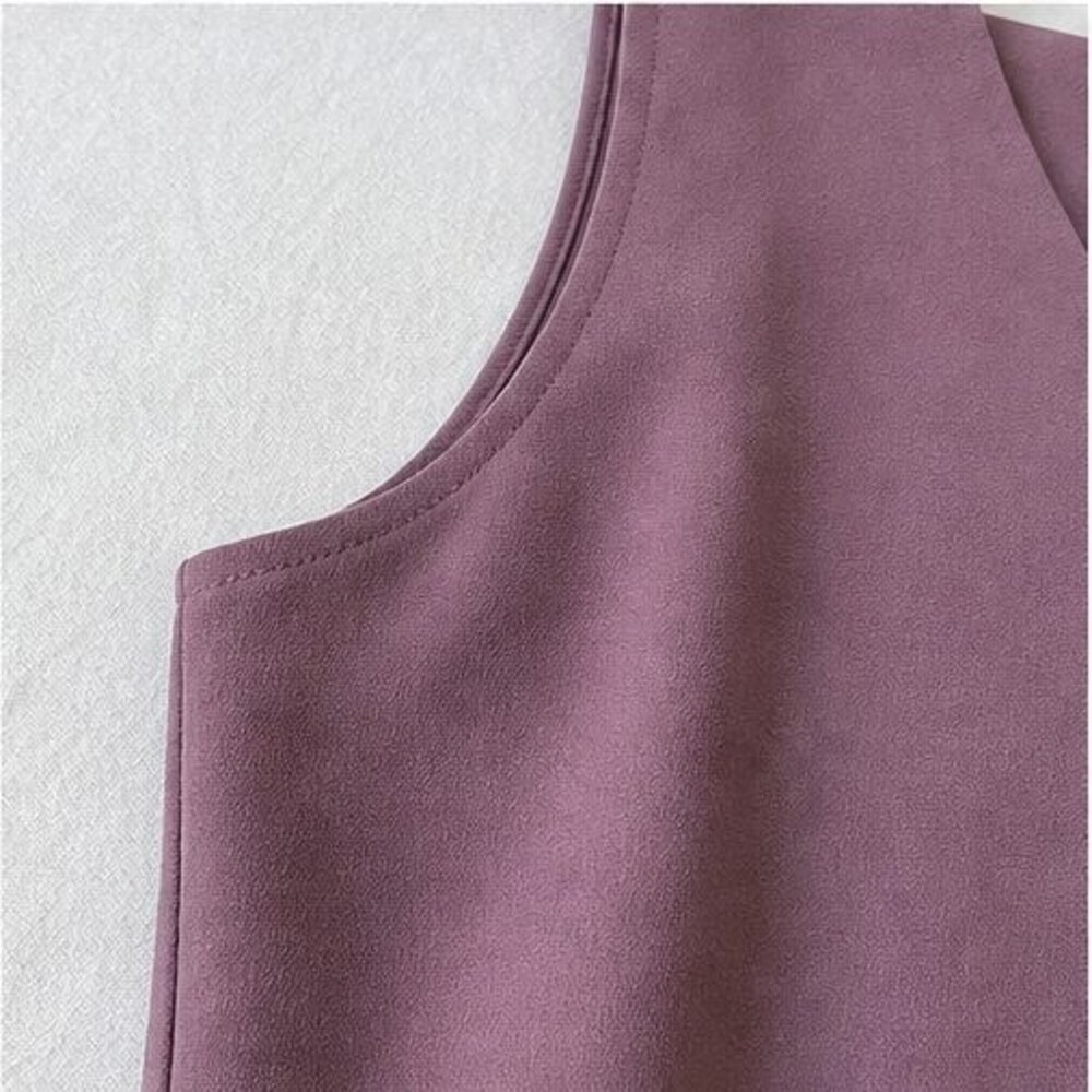 Mauve Ruffle Blouse - Picture 5 of 6